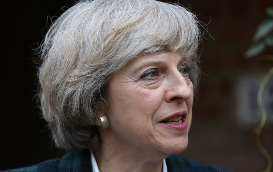 Theresa May has urged world leaders to seek action in making air travel safer.