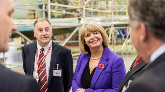 Minister for Defence Procurement Harriett Baldwin, addresses policy-makers, industry leaders and academic experts at Security and Defence Conference 2017.