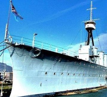 First World War Cruiser returns home after restoration work