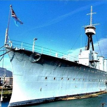 First World War Cruiser returns home after restoration work