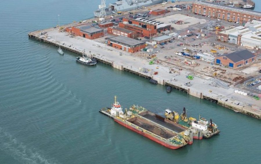 A £100M project to ready an historic jetty at HM Naval Dockyard Portsmouth for the arrival of the largest UK warships ever built has been completed.