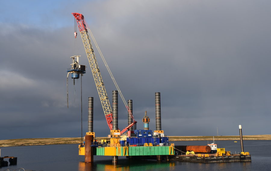 Falkland Mare Harbour jetty improvements complete