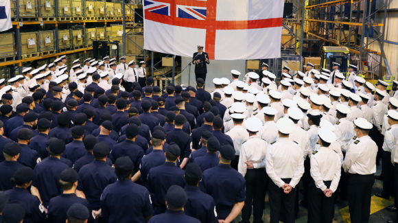 Commodore Stephen Moorhouse has assumed command of the UK’s second aircraft carrier HMS Prince of Wales, currently under construction in Rosyth, Scotland.