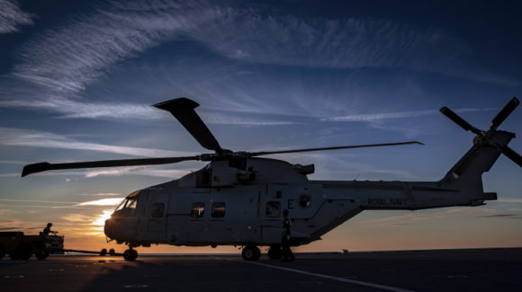 Royal Navy helicopters join fight against coronavirus in south-west