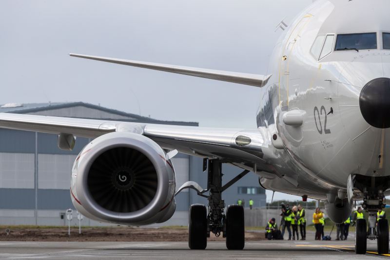 Poseidon arrives at RAF Lossiemouth for the first time