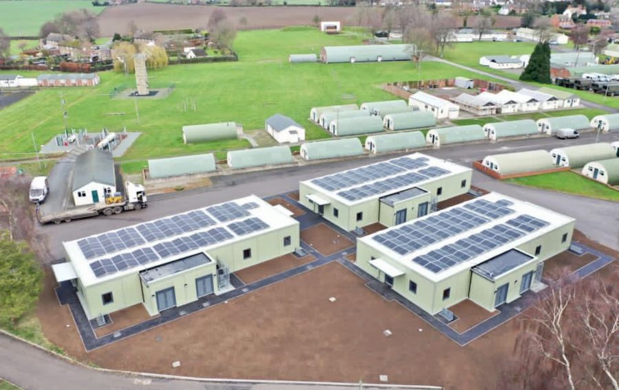 Carbon efficient accommodation marks start of nationwide improvements on the Defence Training Estate