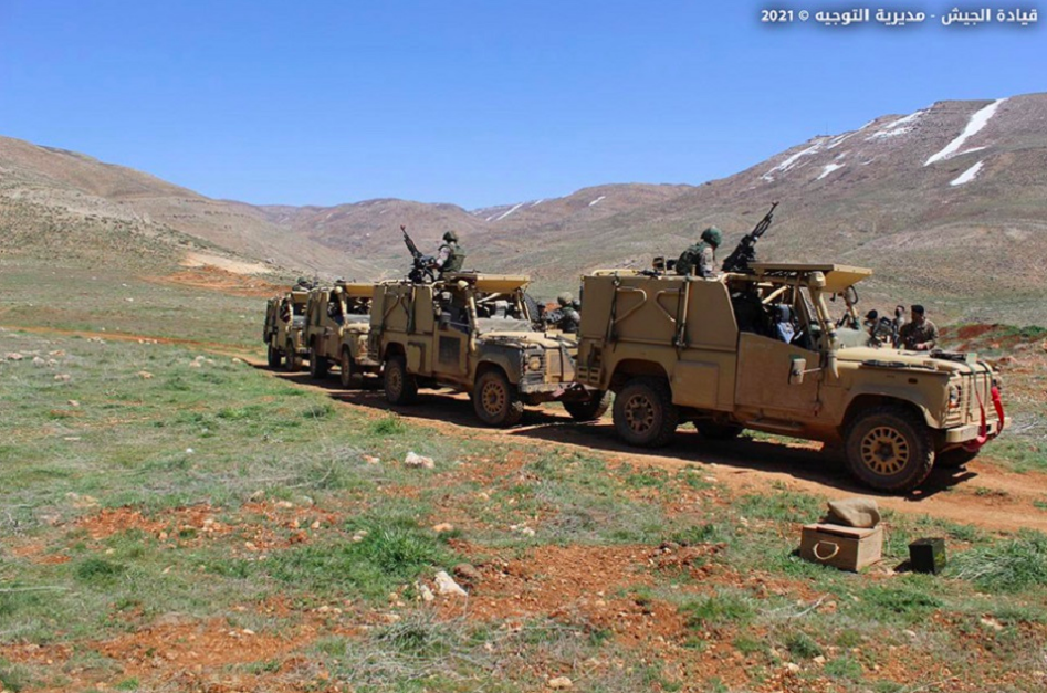 UK training on RWMIK Land Rover vehicles for Lebanese Army