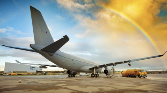 RAF completes world-first sustainable fuel military transporter flight