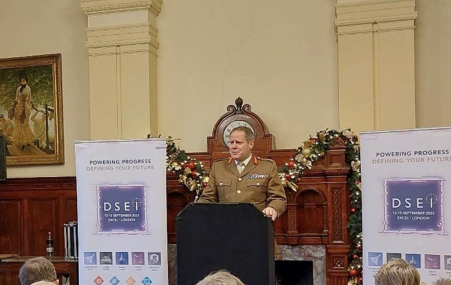 Deputy Commander Strategic Command speaks at the DSEI 2023 Launch