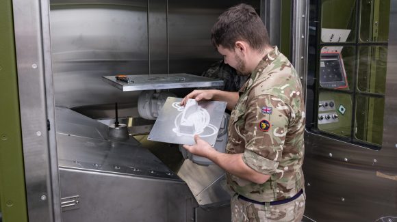 World-leading 3D printer used by British Army in the field for first time