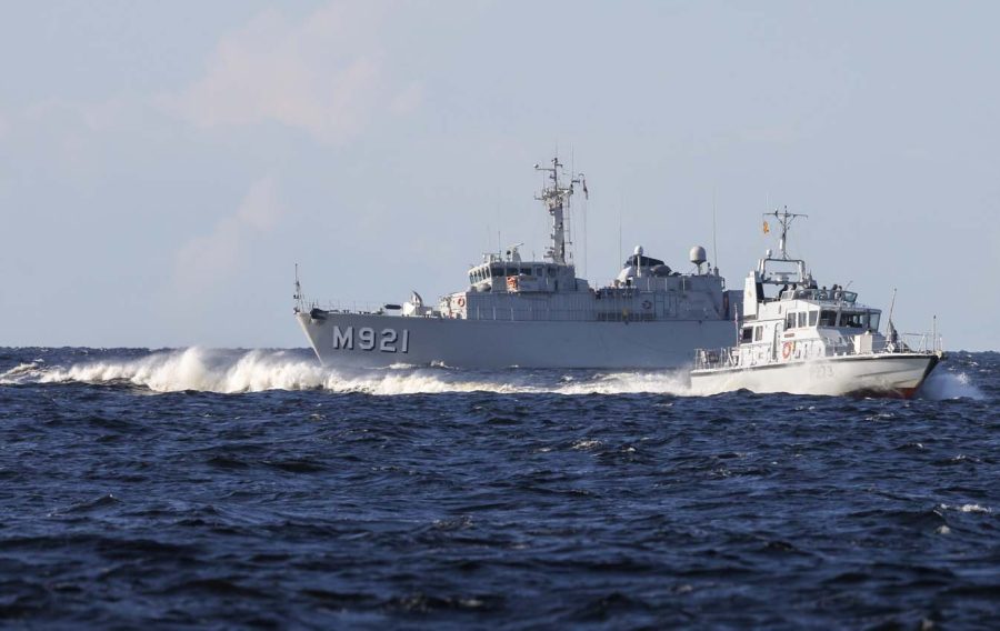 Royal Navy trial smallest ships as a launchpad for mine hunting operations