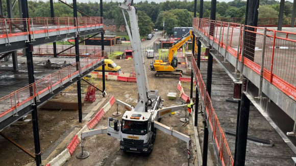 A major construction milestone has been marked at the new Catterick Integrated Care Campus with the completion of the building's steel frame.