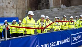 Minister for Defence Procurement and Industry Maria Eagle opening 9 Dock.