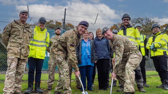 A ceremony has been held to mark the start of construction for a new medical and dental centre at Leuchars Station in Fife.