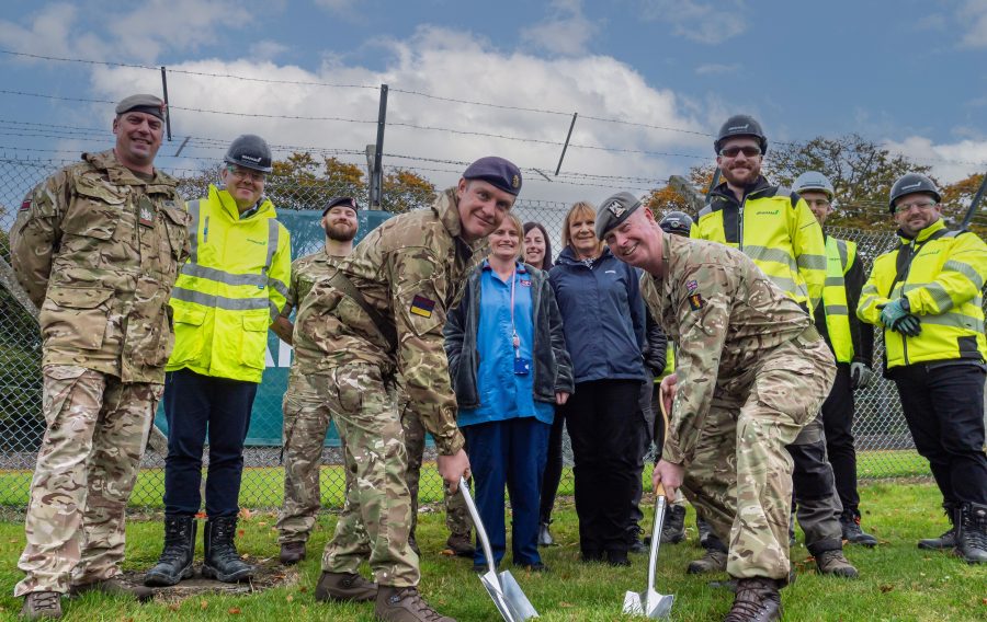 A ceremony has been held to mark the start of construction for a new medical and dental centre at Leuchars Station in Fife.