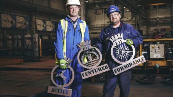 Babcock has cut steel on HMS Formidable, the third of five Inspiration Class frigates the company is building for the Royal Navy at the Rosyth facility in Scotland, marking the official start of the ship’s build programme.