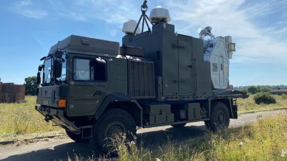 RFDEW demonstrator on truck.